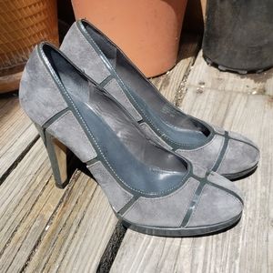 Franco Sarto Gray Suede L-now Pumps 6